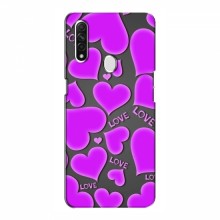 Чехлы для любимой на OPPO A31 (VPrint) Pink hearts - купить на Floy.com.ua