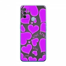 Чехлы для любимой на OPPO A53 (VPrint) Pink hearts - купить на Floy.com.ua