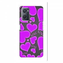 Чехлы для любимой на OPPO A96 (VPrint) Pink hearts - купить на Floy.com.ua