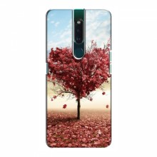 Чехлы для любимой на OPPO F11 (VPrint) Дерево в виде сердца - купить на Floy.com.ua