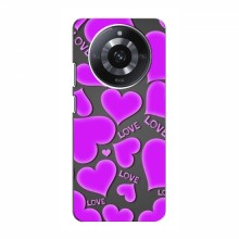Чехлы для любимой на RealMe 11 Pro (VPrint) Pink hearts - купить на Floy.com.ua