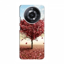 Чехлы для любимой на RealMe 11 Pro (VPrint) Дерево в виде сердца - купить на Floy.com.ua