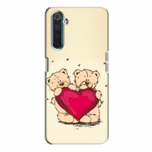 Чехлы для любимой на RealMe 6 Pro (VPrint) Медвежонки - купить на Floy.com.ua