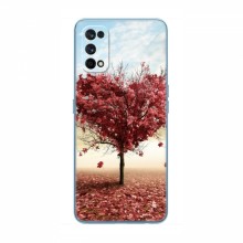 Чехлы для любимой на RealMe 7 Pro (VPrint) Дерево в виде сердца - купить на Floy.com.ua
