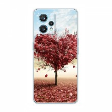 Чехлы для любимой на RealMe 9 Pro (VPrint) Дерево в виде сердца - купить на Floy.com.ua