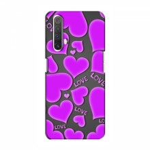 Чехлы для любимой на RealMe X3 (VPrint) Pink hearts - купить на Floy.com.ua