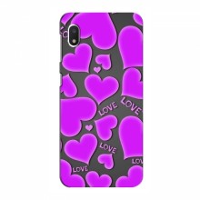 Чехлы для любимой на Samsung Galaxy A10e (VPrint) Pink hearts - купить на Floy.com.ua