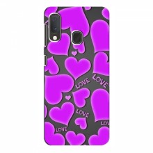 Чехлы для любимой на Samsung Galaxy A20e (VPrint) Pink hearts - купить на Floy.com.ua