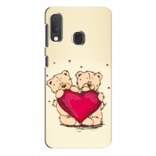 Чехлы для любимой на Samsung Galaxy A20e (VPrint) Медвежонки - купить на Floy.com.ua