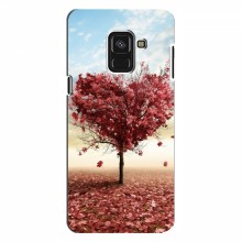 Чехлы для любимой на Samsung A8 Plus , A8 Plus 2018, A730F (VPrint) Дерево в виде сердца - купить на Floy.com.ua