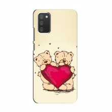 Чехлы для любимой на Samsung Galaxy A02s (VPrint) Медвежонки - купить на Floy.com.ua