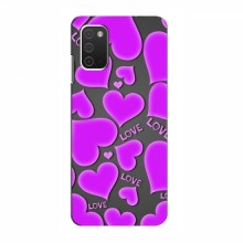 Чехлы для любимой на Samsung Galaxy A03s (VPrint) Pink hearts - купить на Floy.com.ua