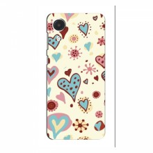 Чехлы для любимой на Samsung Galaxy A04 Core (VPrint) Сердечки - купить на Floy.com.ua