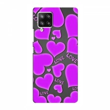 Чехлы для любимой на Samsung Galaxy A42 (5G) (VPrint) Pink hearts - купить на Floy.com.ua