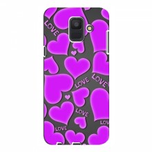 Чехлы для любимой на Samsung A6 2018, A600F (VPrint) Pink hearts - купить на Floy.com.ua