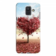 Чехлы для любимой на Samsung A6 2018, A600F (VPrint) Дерево в виде сердца - купить на Floy.com.ua