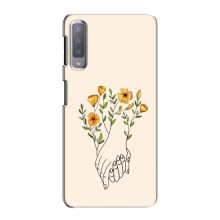 Чехлы для любимой на Samsung A7-2018, A750 (VPrint) Руки любви - купить на Floy.com.ua