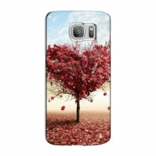 Чехлы для любимой на Samsung S7 Еdge, G935 (VPrint) Дерево в виде сердца - купить на Floy.com.ua