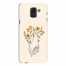 Чехлы для любимой на Samsung J6 2018 (VPrint) Руки любви - купить на Floy.com.ua