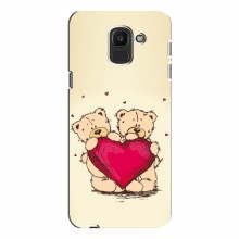 Чехлы для любимой на Samsung J6 2018 (VPrint) Медвежонки - купить на Floy.com.ua