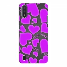 Чехлы для любимой на Samsung Galaxy M01 (M015) (VPrint) Pink hearts - купить на Floy.com.ua