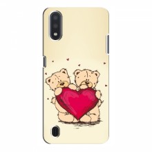 Чехлы для любимой на Samsung Galaxy M01 (M015) (VPrint) Медвежонки - купить на Floy.com.ua