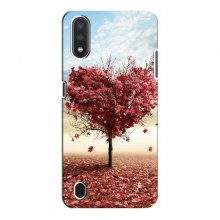 Чехлы для любимой на Samsung Galaxy M01 (M015) (VPrint) Дерево в виде сердца - купить на Floy.com.ua