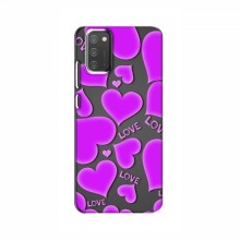 Чехлы для любимой на Samsung Galaxy M02s (VPrint) Pink hearts - купить на Floy.com.ua