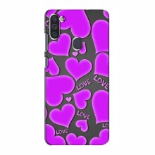 Чехлы для любимой на Samsung Galaxy M11 (VPrint) Pink hearts - купить на Floy.com.ua