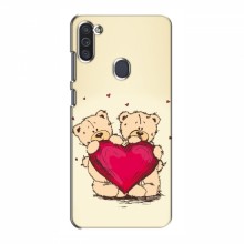 Чехлы для любимой на Samsung Galaxy M11 (VPrint) Медвежонки - купить на Floy.com.ua