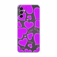Чехлы для любимой на Samsung Galaxy M13 (VPrint) Pink hearts - купить на Floy.com.ua