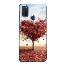 Чехлы для любимой на Samsung Galaxy M21s (VPrint) Дерево в виде сердца - купить на Floy.com.ua