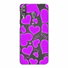 Чехлы для любимой на Samsung Galaxy M30 (VPrint) Pink hearts - купить на Floy.com.ua