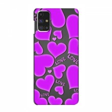 Чехлы для любимой на Samsung Galaxy M31s (VPrint) Pink hearts - купить на Floy.com.ua