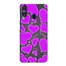 Чехлы для любимой на Samsung Galaxy M40 (VPrint) Pink hearts - купить на Floy.com.ua