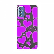 Чехлы для любимой на Samsung Galaxy M52 (VPrint) Pink hearts - купить на Floy.com.ua