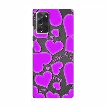Чехлы для любимой на Samsung Galaxy Note 20 (VPrint) Pink hearts - купить на Floy.com.ua