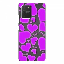 Чехлы для любимой на Samsung Galaxy S10 Lite (VPrint) Pink hearts - купить на Floy.com.ua
