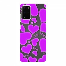 Чехлы для любимой на Samsung Galaxy S20 Plus (VPrint) Pink hearts - купить на Floy.com.ua
