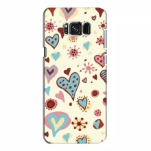 Чехлы для любимой на Samsung S8, Galaxy S8, G950 (VPrint) Сердечки - купить на Floy.com.ua