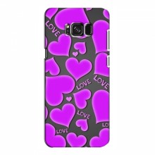 Чехлы для любимой на Samsung S8, Galaxy S8, G950 (VPrint) Pink hearts - купить на Floy.com.ua