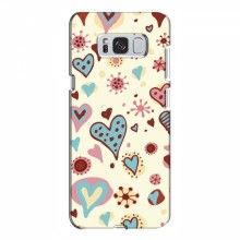 Чехлы для любимой на Samsung S8 Plus, Galaxy S8+, S8 Плюс G955 (VPrint) Сердечки - купить на Floy.com.ua