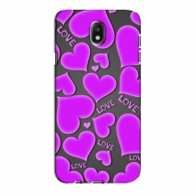 Чехлы для любимой на Samsung J5 2017, J5 европейская версия (VPrint) Pink hearts - купить на Floy.com.ua