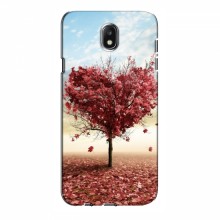 Чехлы для любимой на Samsung J5 2017, J5 европейская версия (VPrint) Дерево в виде сердца - купить на Floy.com.ua