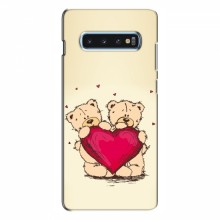 Чехлы для любимой на Samsung S10 Plus (VPrint) Медвежонки - купить на Floy.com.ua