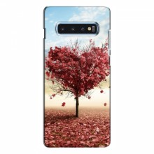 Чехлы для любимой на Samsung S10 Plus (VPrint) Дерево в виде сердца - купить на Floy.com.ua