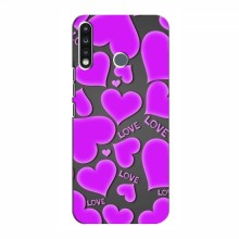 Чехлы для любимой на TECNO Camon 12 CC7 (VPrint) Pink hearts - купить на Floy.com.ua