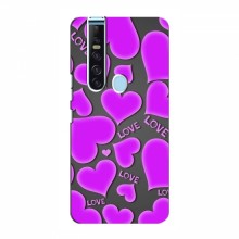 Чехлы для любимой на TECNO Camon 15 Pro (VPrint) Pink hearts - купить на Floy.com.ua