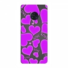 Чехлы для любимой на ViVO Nex 3 (VPrint) Pink hearts - купить на Floy.com.ua
