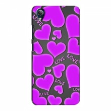 Чехлы для любимой на ViVO Y91C (VPrint) Pink hearts - купить на Floy.com.ua